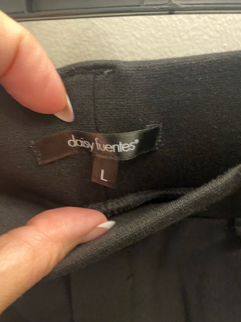 daisy fuentes Boot Cut Pants in Black - Picture 5 of 5